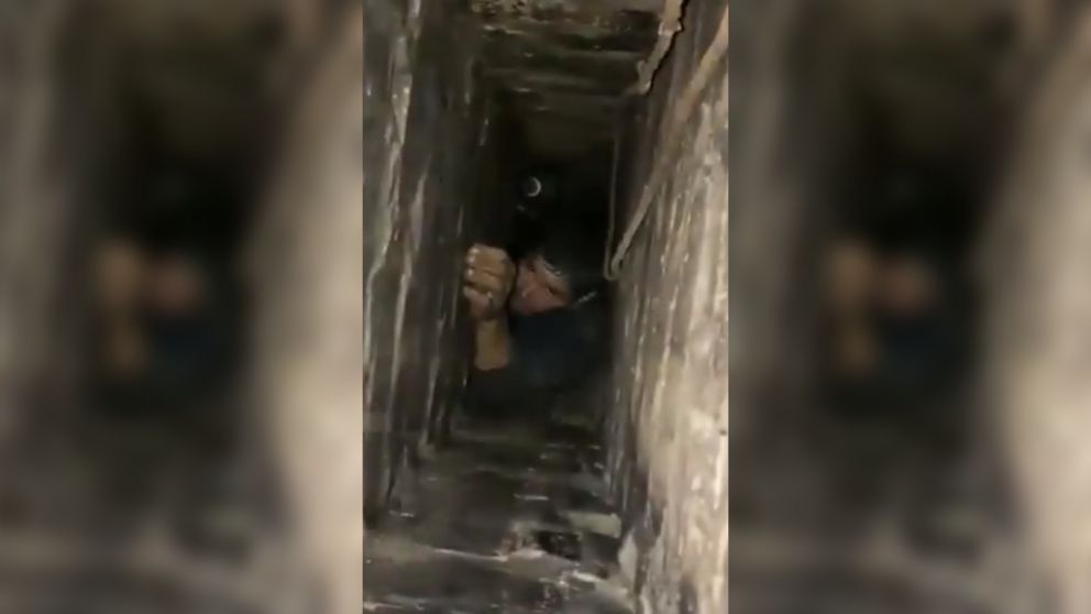 Video: un ladrón quiso entrar a robar a una casa y quedó atrapado en la chimenea