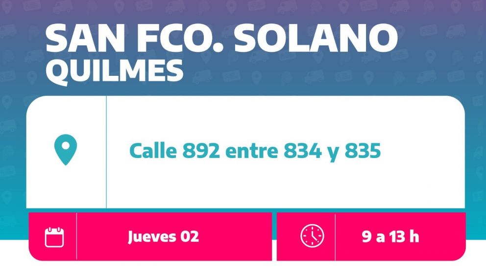 Operativo de documentación en Solano