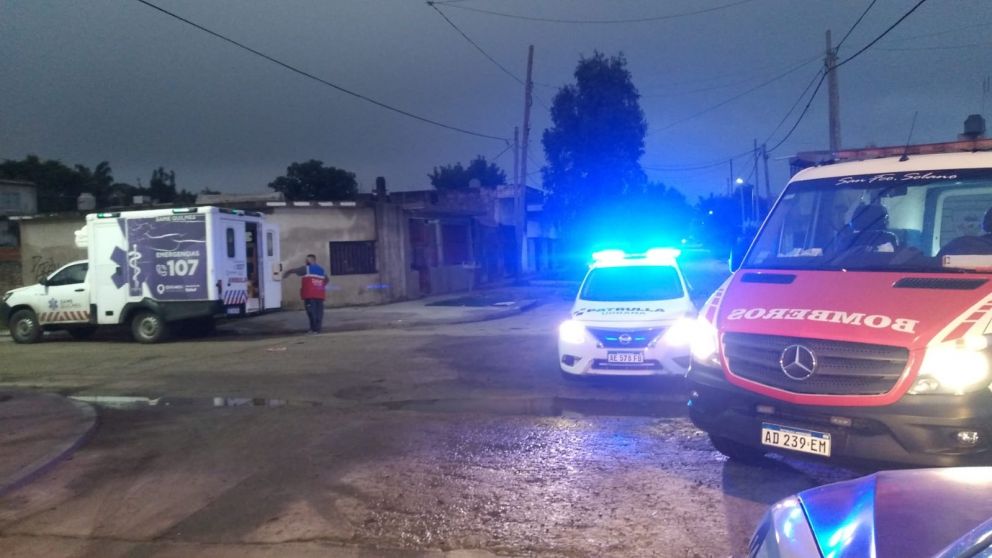 Dos heridos por el derrumbe de un balcón en Solano