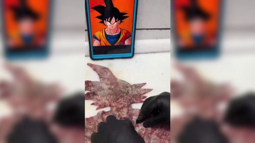 Arte: el emotivo homenaje en forma de milanesa al creador de Dragon Ball