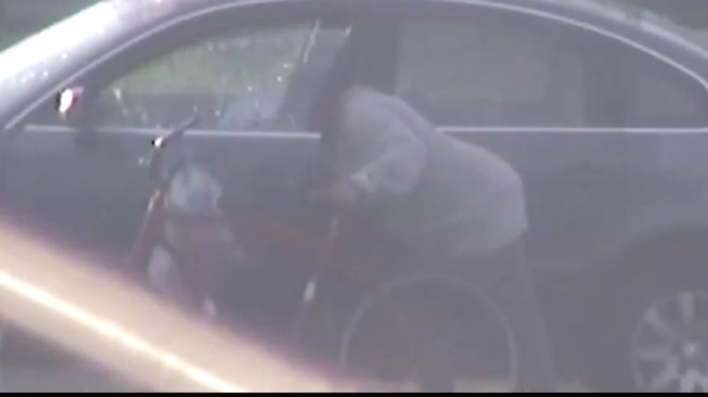 Estacionó para descansar, se quedó dormido y un ladrón aprovechó para robarle el celular
