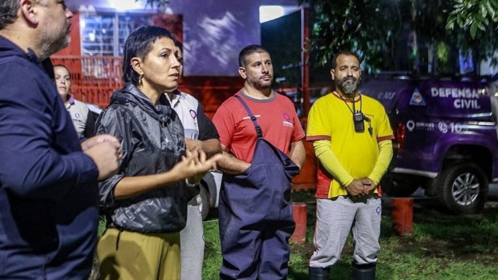 Sudestada en Quilmes: La intendenta recorrió la zona y se comprometió a acompañar a vecinos afectados por los cortes de Edesur