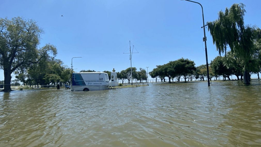Alerta de sudestada: Se esperan 3 metros de altura en la Ribera de Quilmes