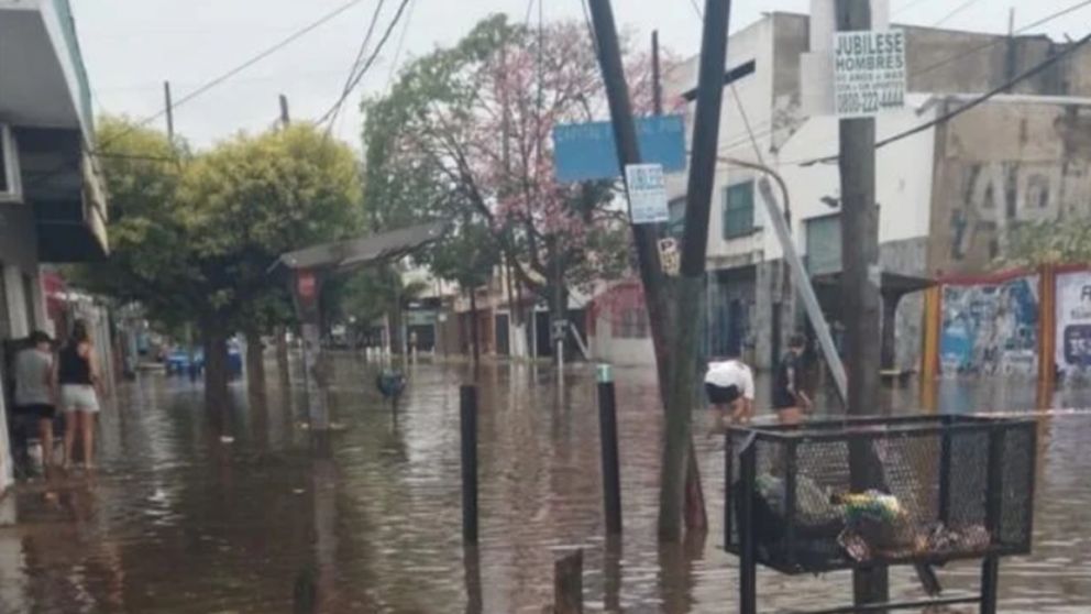 En más de 40 minutos, cayeron 25 mm de lluvia en Quilmes, según informó el Municipio