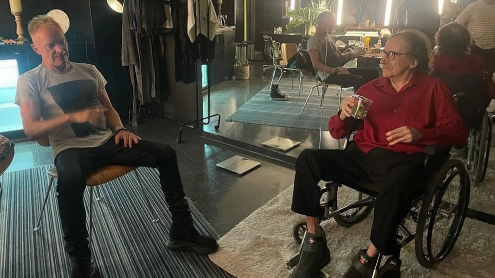 El reencuentro de dos leyendas de la musica: Charly Garcia y Sting en Buenos Aires