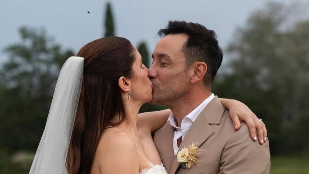 "Felicidades par de hermosos": los emotivos saludos de artistas como Abel Pintos y Soledad Pastorutti tras la boda de Luciano Pereyra y su novia