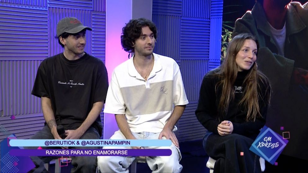 "No te enamores de mí": la canción de Agustina Pampin y Beruti que nació en una pileta