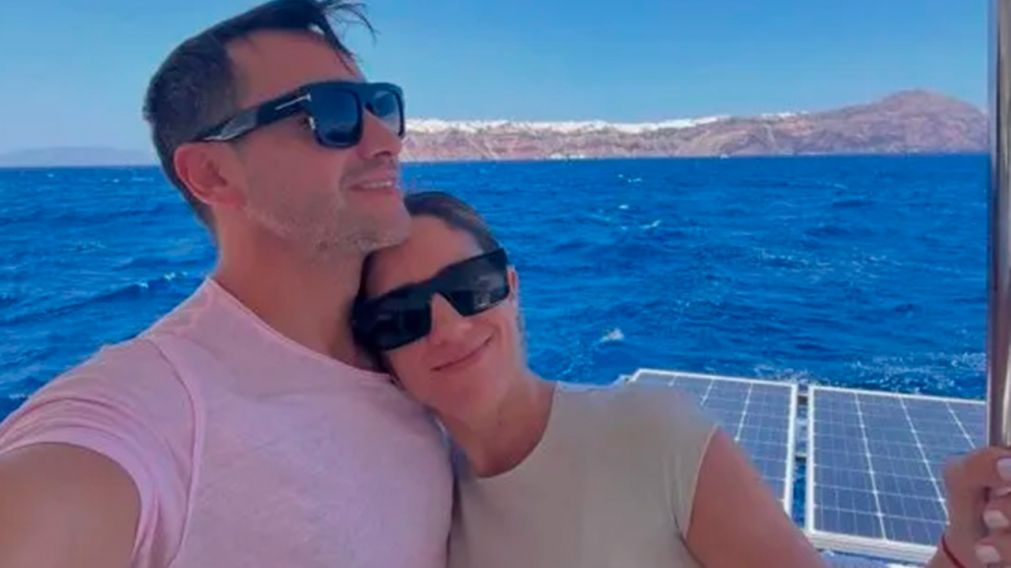 Luciano Pereyra y Julia Rezzuto, vacaciones soñadas junto a amigos en el Caribe