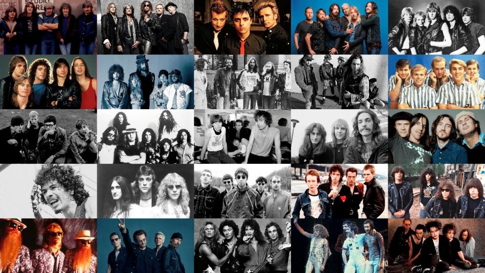Leyendas sobre el escenario: las cinco bandas de rock con m�s a�os en actividad.