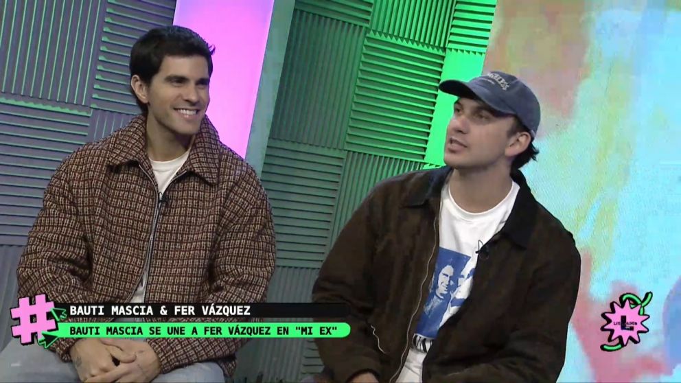Bauti Mascia y Fer Vázquez presentan "Un ratito con mi ex": "Jugamos, pero no lo recomendamos"