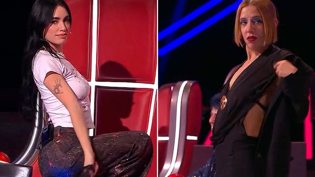 Lali y Juliana Gattas no aguantaron: un participante las hizo bailar sensualmente en La Voz Argentina
