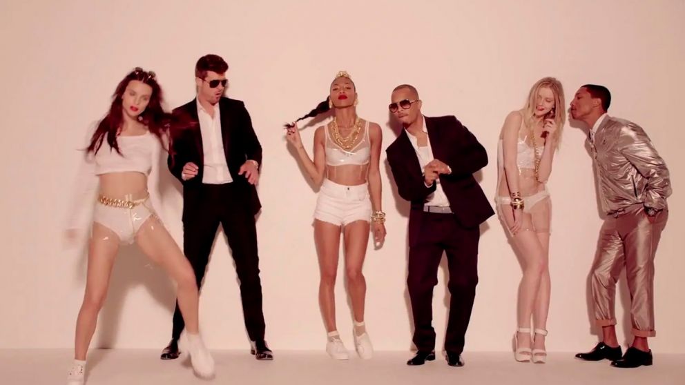 Robin Thicke fue N°1 en EE.UU. con "Blurred Lines" durante 13 semanas en 2013