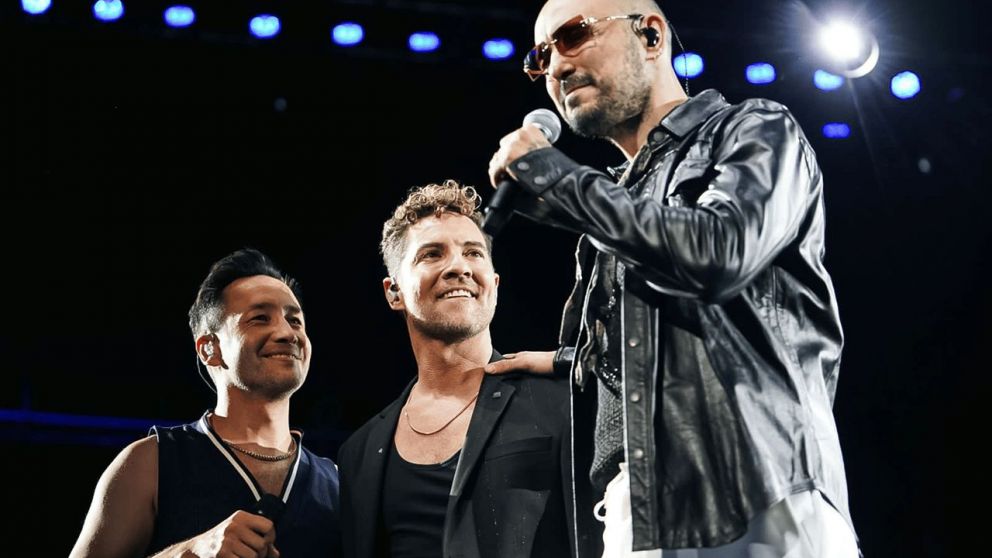 Abel Pintos y Luciano Pereyra sorprendieron con un invitado de lujo: David Bisbal