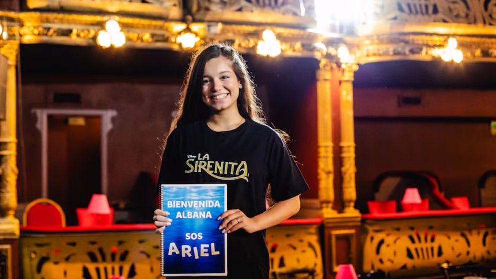 Albana Fuentes será Ariel en La Sirenita: la actriz que conquistó el protagónico más soñado en el Gran Rex
