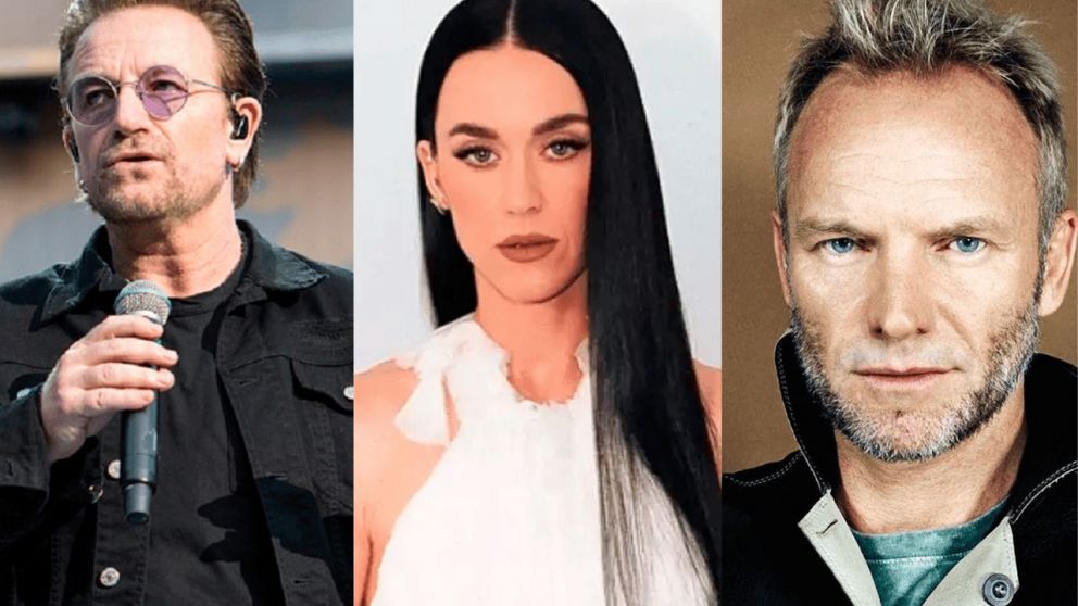 Sting, J Balvin, Bono, Katy Perry y más artistas que conocieron al Papa Francisco