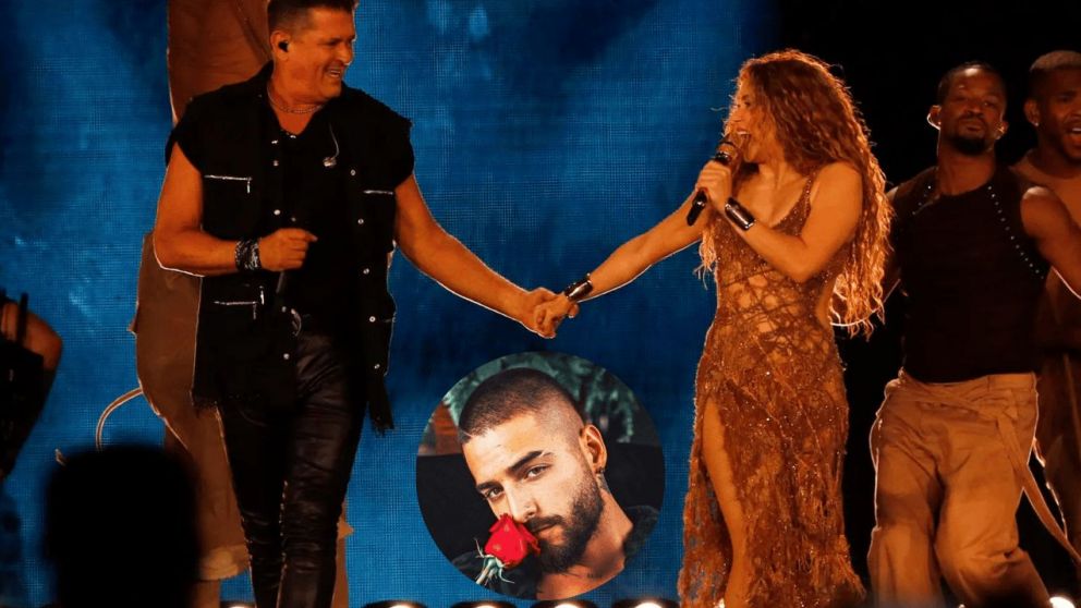 Shakira deslumbró en Medellín junto a Maluma y Carlos Vives