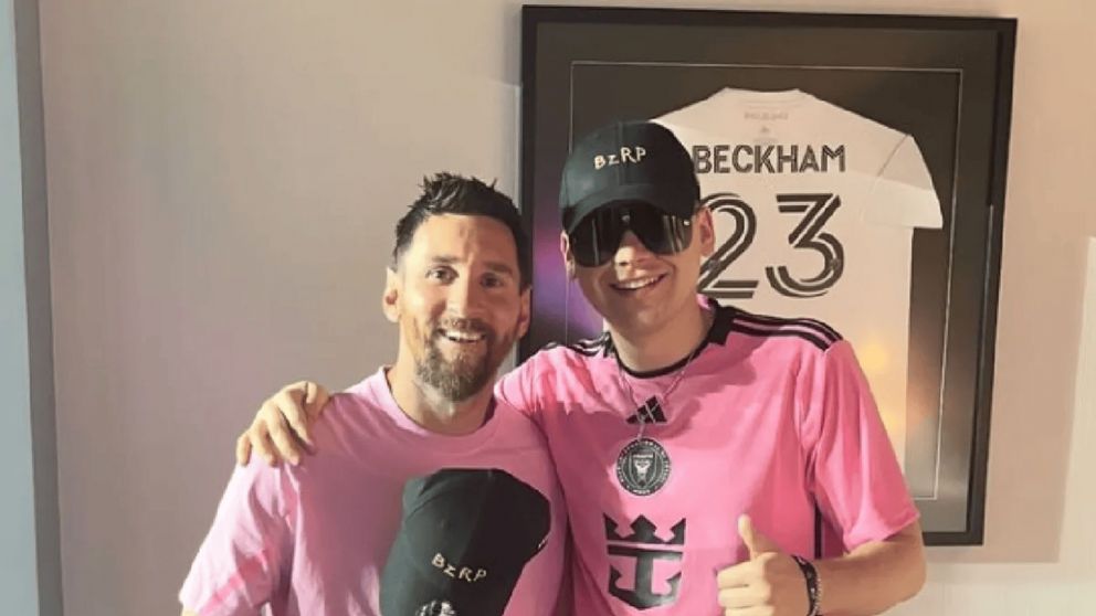 Messi se reuni� con Bizarrap.