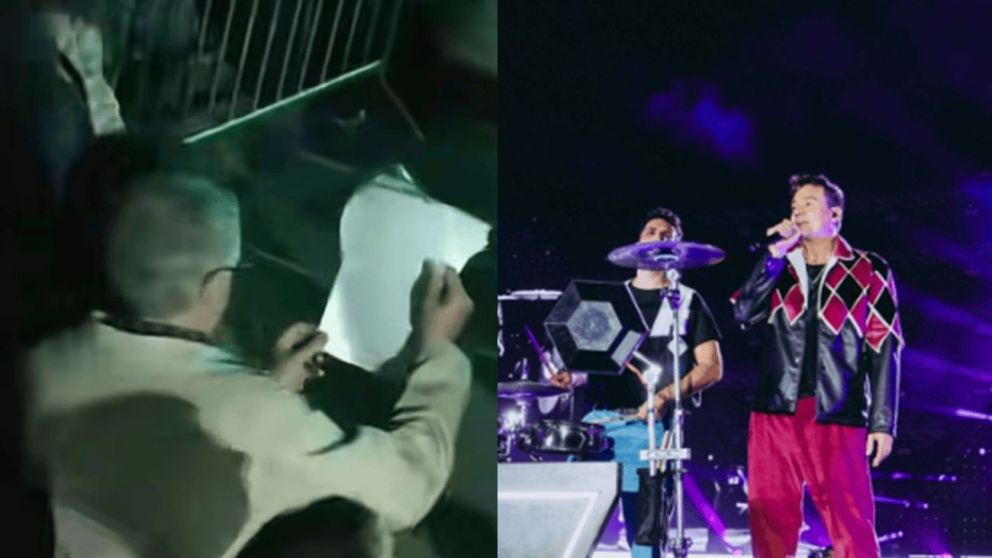 VIDEO VIRAL: El conmovedor gesto de un abuelo que llevó letras de canciones impresas a un recital para cantar con su nieta