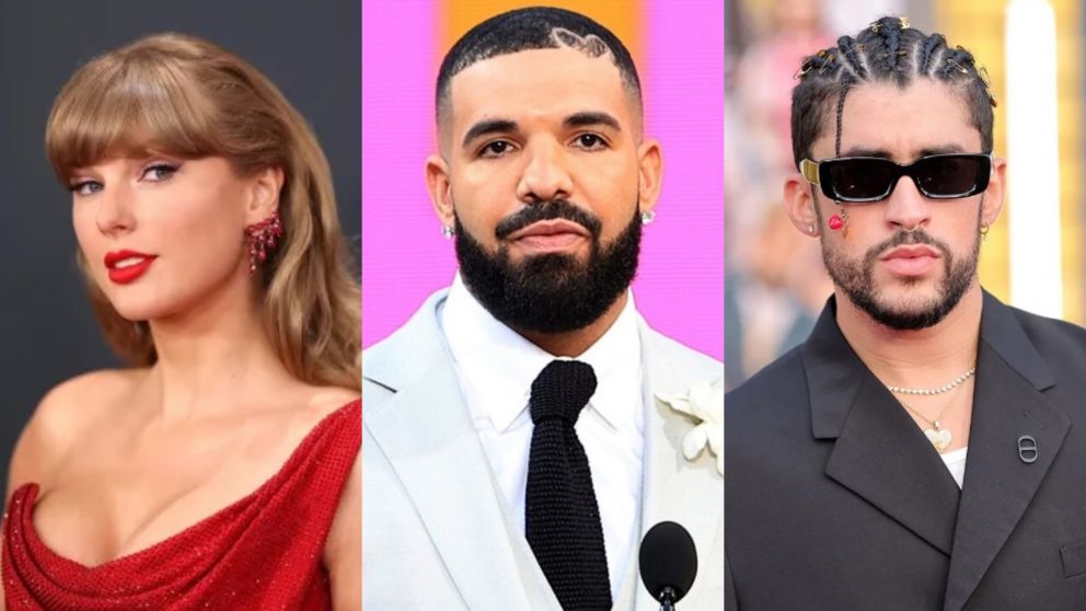 Los más escuchados: Taylor Swift, Drake y Bad Bunny son los artistas que más plata ganan en Spotify.
