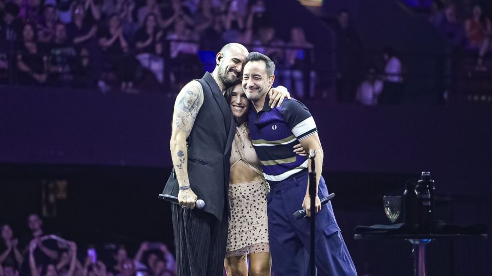 Video: Soledad Pastorutti se unió a Luciano Pereyra y Abel Pintos en la noche 25 del Luna Park