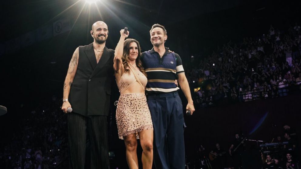 Qué dijo Luciano Pereyra para emocionarse hasta las lágrimas junto a Soledad y Abel Pintos