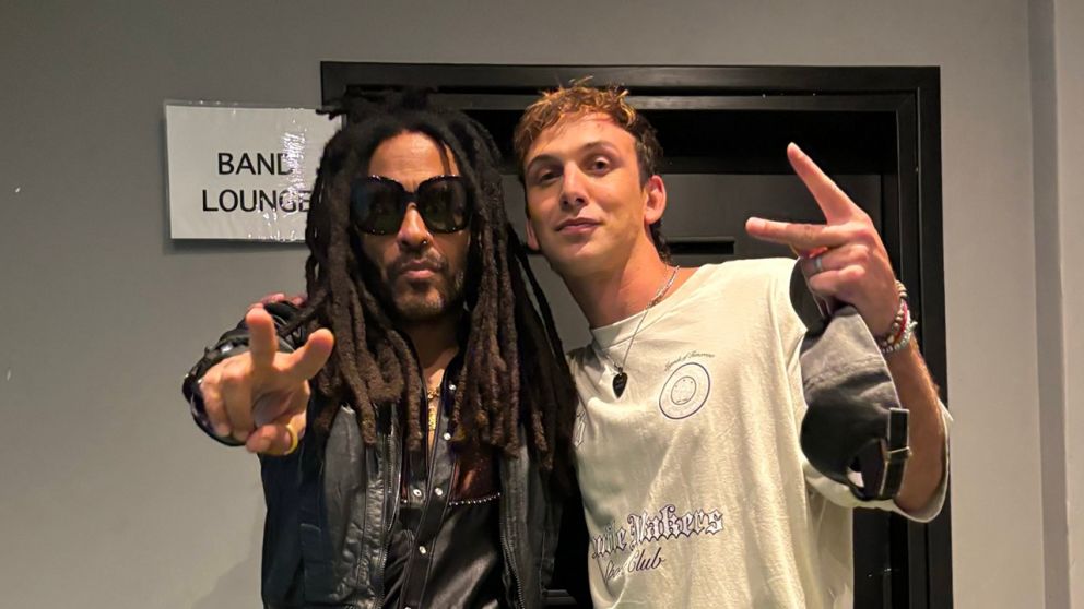 Bautista Mascia abrió el show de Lenny Kravitz en Uruguay: "Ni yo me lo creo"