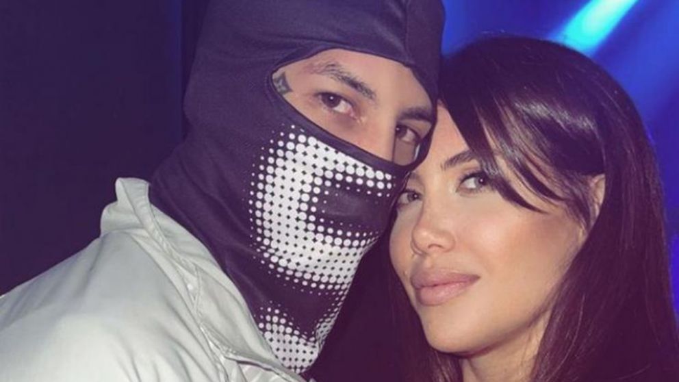 Video: L-Gante protagonizó un momento romántico con Wanda Nara en el Gran Rex