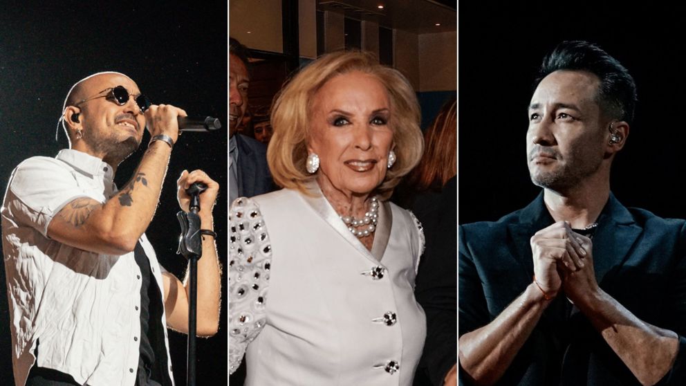 La emoción de Mirtha Legrand al escuchar a Abel Pintos y Luciano Pereyra en el Luna Park