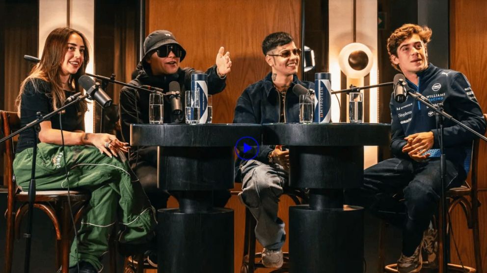 El error de Franco Colapinto y la reacción de Bizarrap, Duki y Nicki Nicole