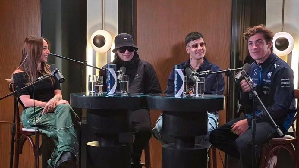 Video: Nicki Nicole, Duki y Bizarrap sorprendieron a Franco Colapinto en el Gran Premio de México