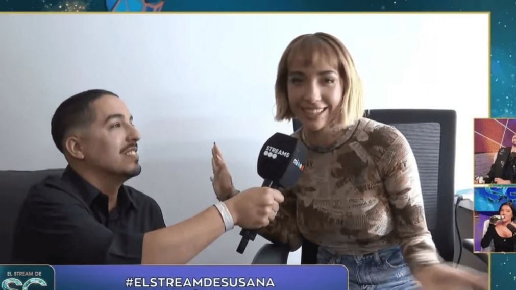 Maria Becerra con Susana Gim�nez: "Me muero por estar en ese sill�n"