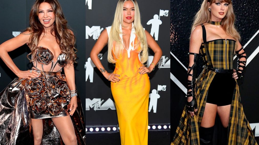 Taylor Swift, Karol G y Thalia deslumbraron en la espectacular alfombra roja de los MTV Video Music Awards 2024
