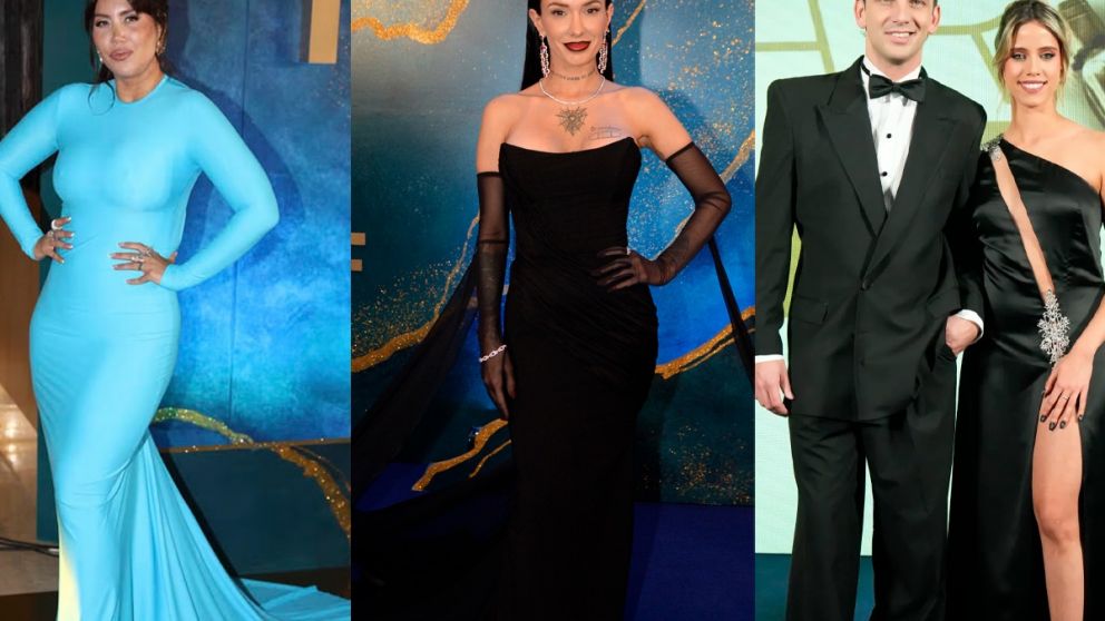 Abel Pintos, La Joaqui, Bauti Mascia y Wanda Nara deslumbran en la alfombra azul de los Premios Martín Fierro 2024