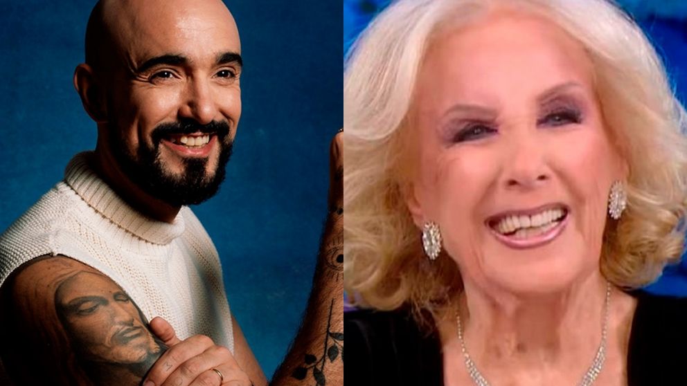 Abel Pintos pasó por la mesaza y recibió un fuerte reclamo de Mirtha Legrand