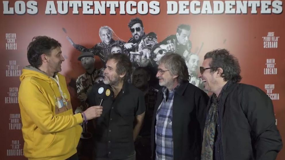 "Somos pésimos actores, Adrián Suar nos mata": Los Auténticos Decadentes presentan su primera película
