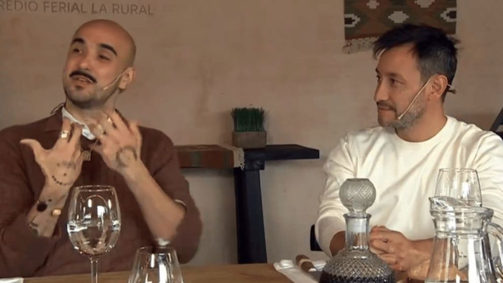 Luciano Pereyra y Abel Pintos pasaron por la Peña de Morfi y anticiparon sus proyectos juntos y como solistas