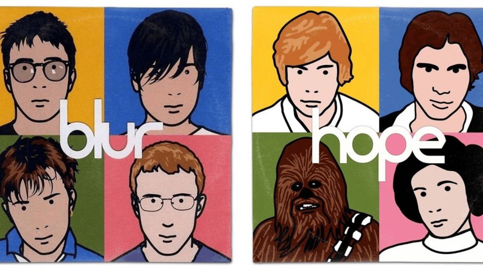Las 18 portadas de discos que fueron recreadas con personajes de Star Wars