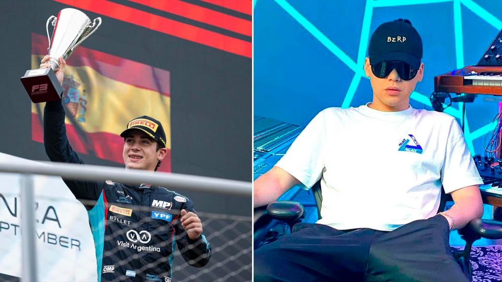 Bizarrap respaldó a Colapinto tras su abandono en el GP de Bélgica de F2