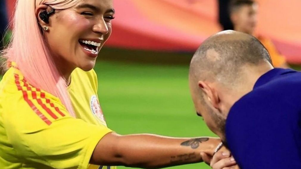 La foto de Abel Pintos con Karol G: "Fue un verdadero placer"