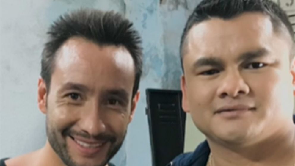 Luciano Pereyra compartió un video inédito de la grabación del videoclip "Es mi culpa" junto al Chino Maidana