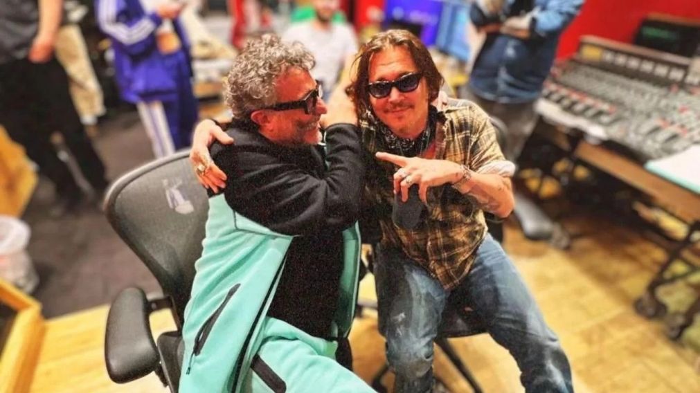 El inesperado encuentro entre Fito Páez y Johnny Depp en los estudios Abbey Road