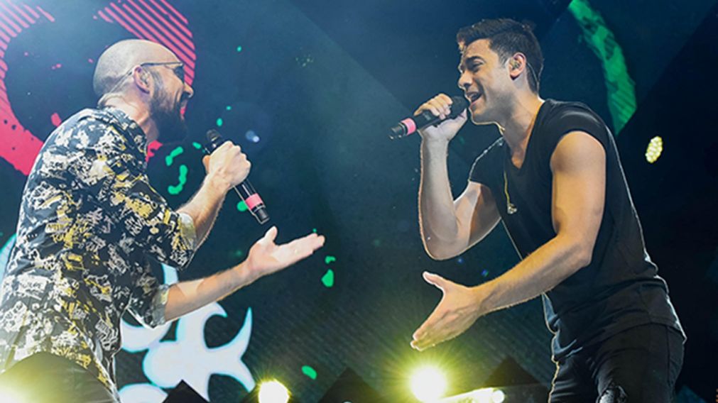 El emotivo encuentro entre Abel Pintos y Carlos Rivera