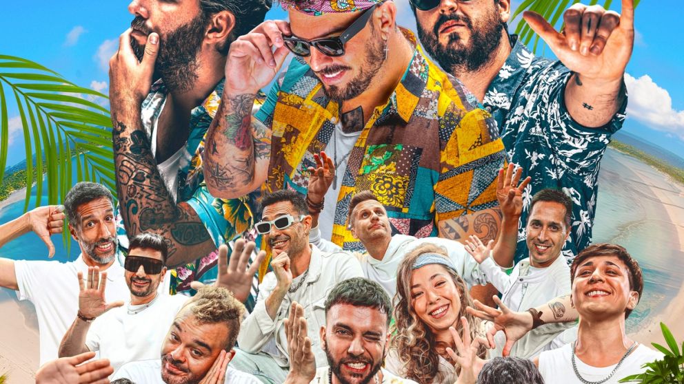 Los Caligaris sorprendieron junto a la banda española Bombai