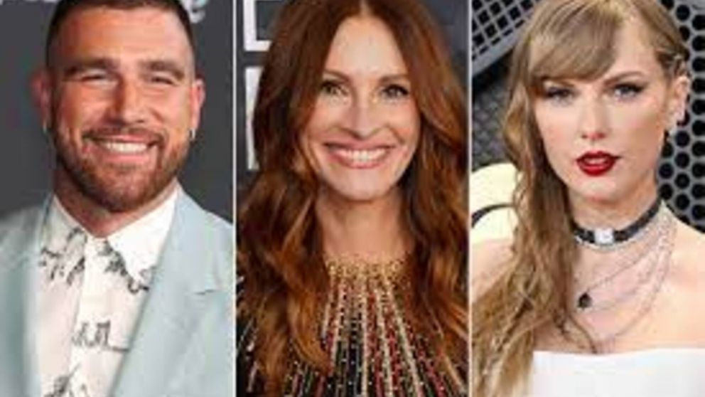 Los fanáticos de Taylor Swift estallaron contra Julia Roberts por ser demasiado cariñosa con Travis Kelce