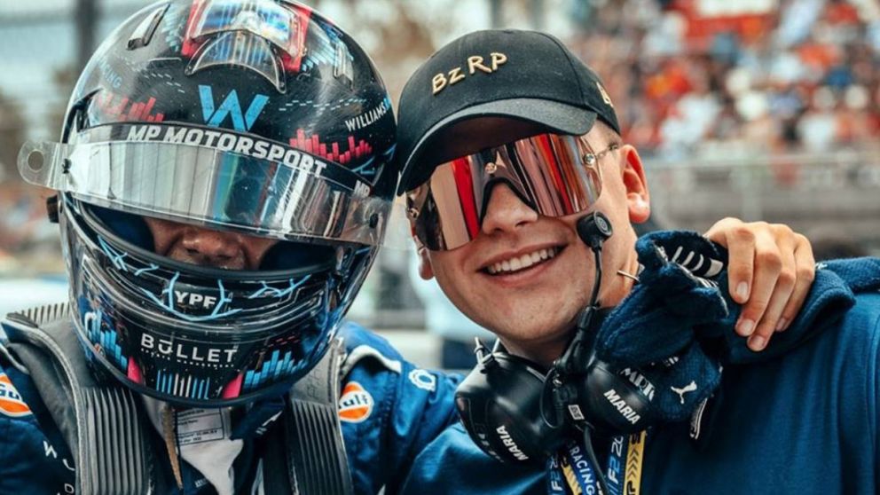 Bizarrap se mostró feliz porque Franco Colapinto será parte de la Fórmula 1