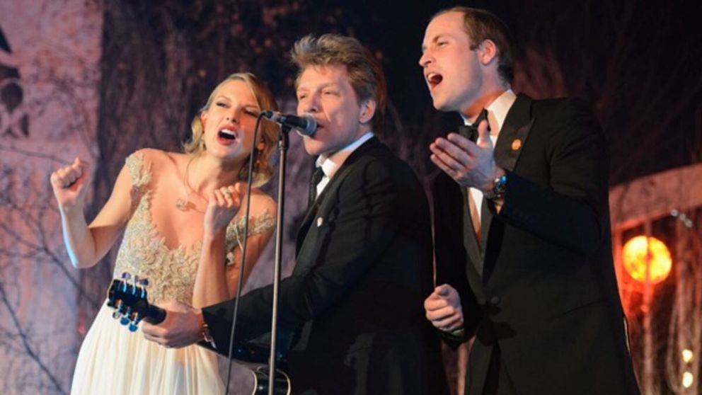 La verdadera historia detrás de la foto viral de Taylor Swift, el Príncipe William y Jon Bon Jovi