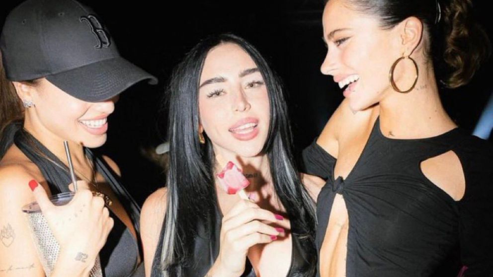 Emilia, Tini y Nicki Nicole juntas en una posible colaboración.