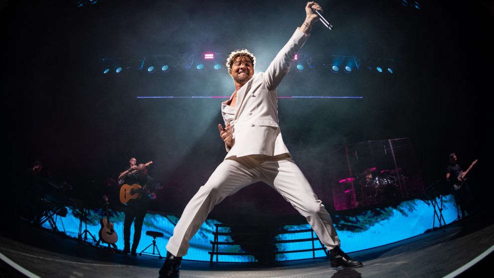David Bisbal fue una explosión de música durante su noche en Buenos Aires.