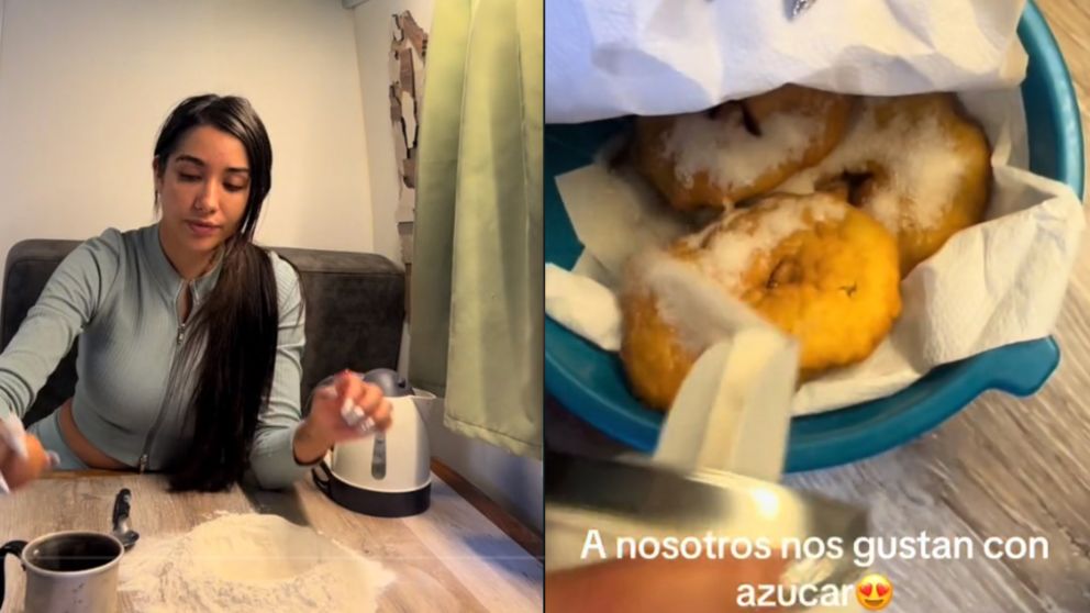 Maria Becerra hizo tortas fritas ruteras y revolucionó las redes sociales