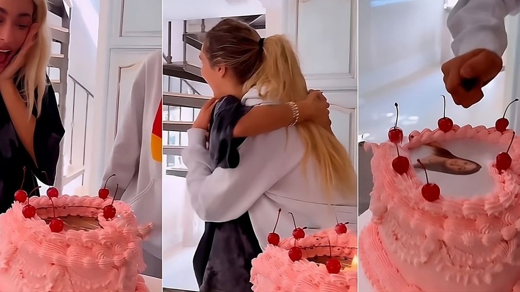 Tini celebra su cumpleaños con una torta más que especial